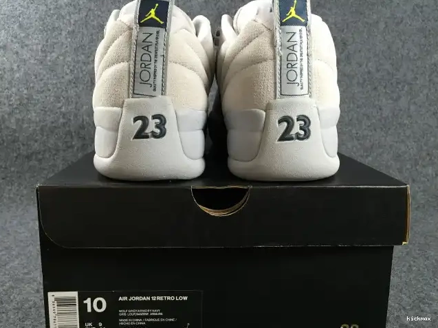 Rep MAX 12 308317-002 Suede Low Air Grey Jordan 0404